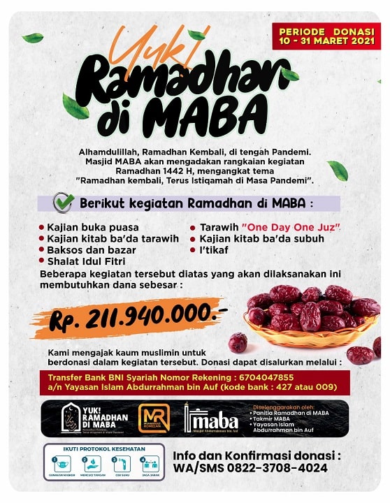 Ramadhan di MABA 2021