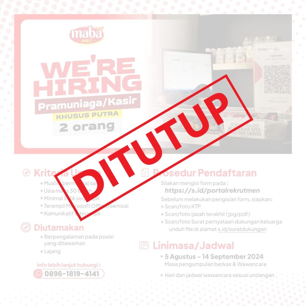 Loker MABA Mart